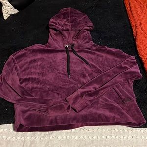 Calvin Klein Performance boxy crop hoodie